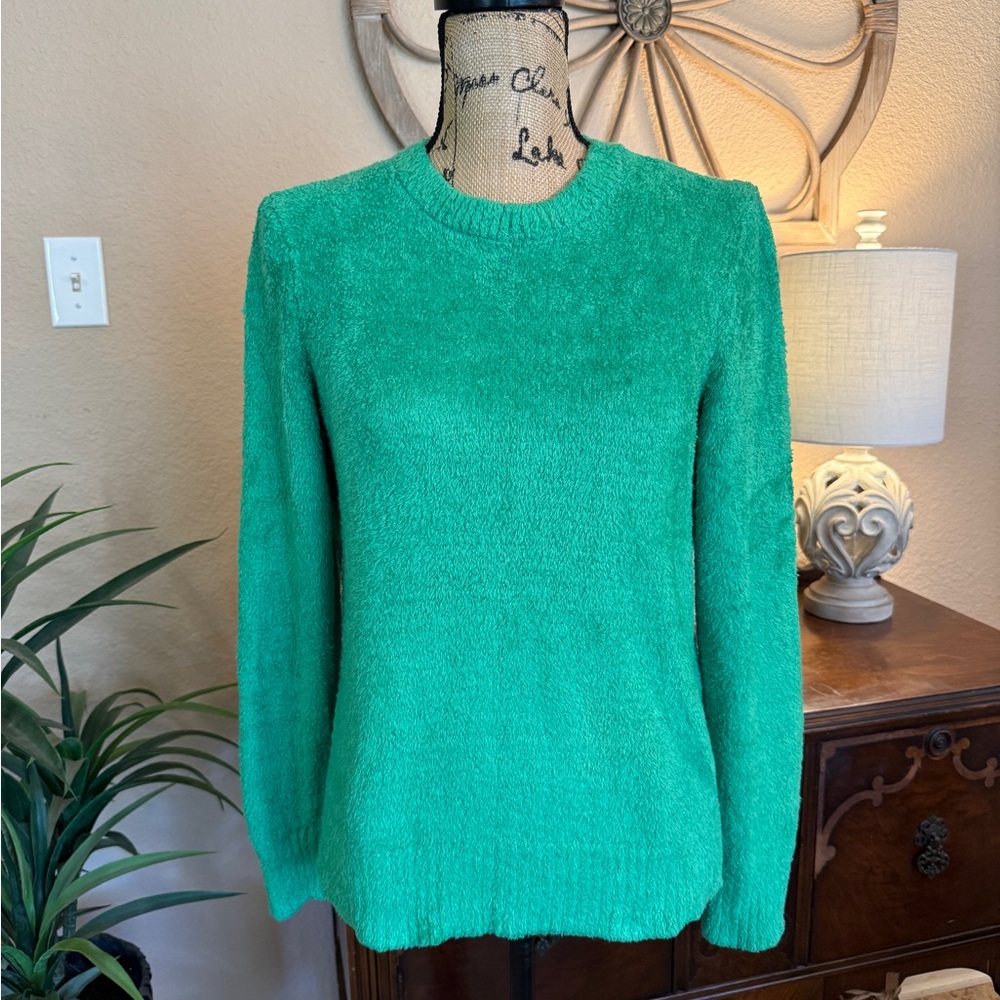 Style & Co. Kelly Green Chenille Women's Sweater - Picture 13 of 13